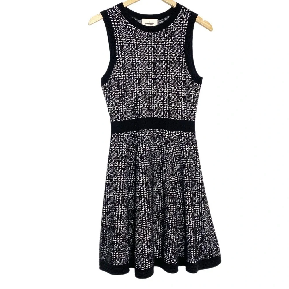 KATE SPADE Mod Plaid Sweater Dress